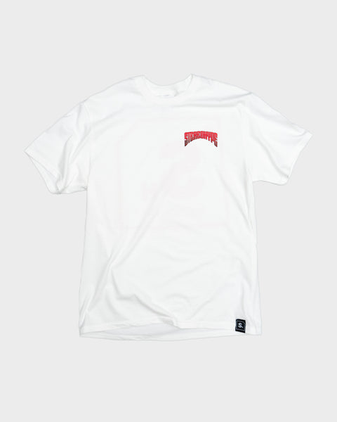 Angel Essential T-Shirt - White & Red – STEREOHYPE
